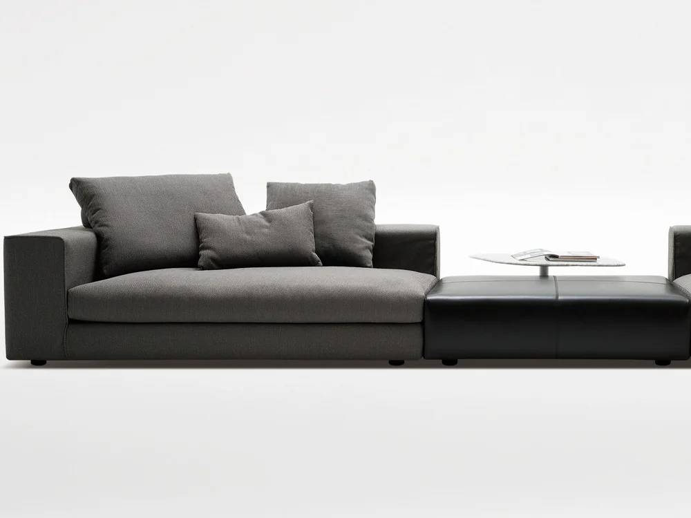 A Camerich Casa Sofa element with the side table